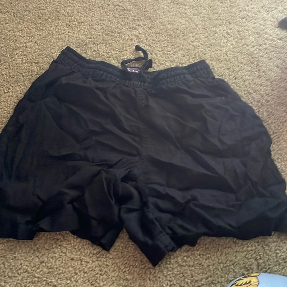 Black shorts size small